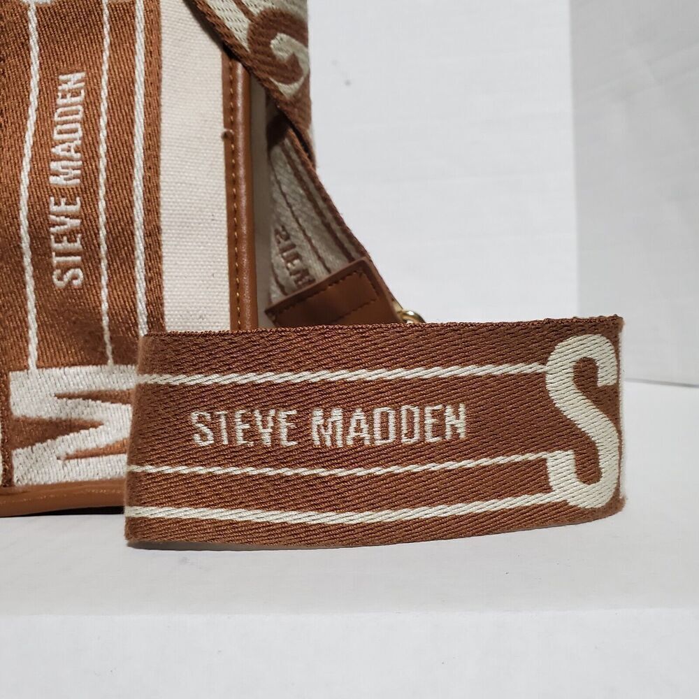 Steve Madden Tiktok Satchel Bwebber Creme Brown Bag Tiktok Viral Purse - Picture 3 of 16